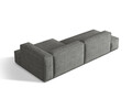 Coltar modular dreapta 4 locuri, Nuria-260, Micadoni Home, 312x147x72 cm, tesatura boucle, grafit