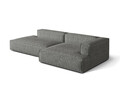 Coltar modular dreapta 4 locuri, Nuria-260, Micadoni Home, 312x147x72 cm, tesatura boucle, grafit