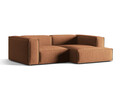 Coltar modular dreapta 3 locuri, Nuria-88, Micadoni Home, 252x147x72 cm, catifea, miere