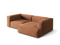 Coltar modular dreapta 3 locuri, Nuria-88, Micadoni Home, 252x147x72 cm, catifea, miere