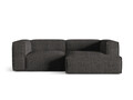 Coltar modular dreapta 3 locuri, Nuria-260, Micadoni Home, 252x147x72 cm, tesatura boucle, antracit