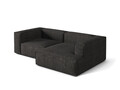 Coltar modular dreapta 3 locuri, Nuria-260, Micadoni Home, 252x147x72 cm, tesatura boucle, antracit