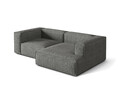 Coltar modular dreapta 3 locuri, Nuria-260, Micadoni Home, 252x147x72 cm, tesatura boucle, grafit