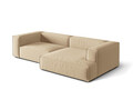 Coltar modular dreapta 4 locuri, Nuria-88, Micadoni Home, 292x147x72 cm, catifea, bej nude