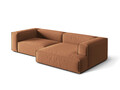 Coltar modular dreapta 4 locuri, Nuria-88, Micadoni Home, 292x147x72 cm, catifea, miere