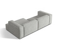 Coltar modular dreapta 4 locuri, Nuria-260, Micadoni Home, 292x147x72 cm, tesatura boucle, argintiu