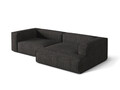 Coltar modular dreapta 4 locuri, Nuria-260, Micadoni Home, 292x147x72 cm, tesatura boucle, antracit