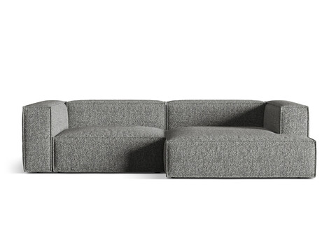 Coltar modular dreapta 4 locuri, Nuria-260, Micadoni Home, 292x147x72 cm, tesatura boucle, grafit