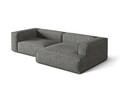 Coltar modular dreapta 4 locuri, Nuria-260, Micadoni Home, 292x147x72 cm, tesatura boucle, grafit