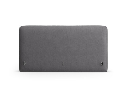 Tablie de pat 140 cm, Micadoni Home, Olivia-206, tesatura boucle, grafit