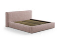Tablie de pat 180 cm, Micadoni Home, Olivia-201, tesatura structurata chenille, roz melange