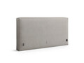 Tablie de pat 200 cm, Micadoni Home, Olivia-206, tesatura boucle, gri deschis