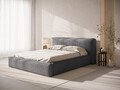 Tablie de pat 200 cm, Micadoni Home, Olivia-206, tesatura boucle, grafit