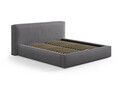 Tablie de pat 200 cm, Micadoni Home, Olivia-206, tesatura boucle, grafit