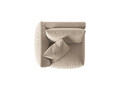 Modul stanga pentru canapea, 1 loc, Chris-184, Micadoni Home, 110x100x80 cm, catifea, ecru