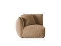 Modul stanga pentru canapea, 1 loc, Chris-184, Micadoni Home, 110x100x80 cm, catifea, bej sand