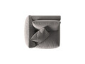 Modul stanga pentru canapea, 1 loc, Chris-184, Micadoni Home, 110x100x80 cm, catifea, gri