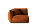 Modul stanga pentru canapea, 1 loc, Chris-184, Micadoni Home, 130x100x80 cm, catifea, teracota