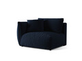 Modul stanga pentru canapea, 1 loc, Chris-184, Micadoni Home, 130x100x80 cm, catifea, albastru regal