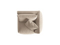 Modul dreapta pentru canapea, 1 loc, Chris-184, Micadoni Home, 110x100x80 cm, catifea, ecru