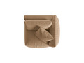 Modul dreapta pentru canapea, 1 loc, Chris-184, Micadoni Home, 110x100x80 cm, catifea, bej sand