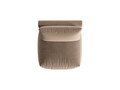 Modul pentru canapea, 1 loc, Chris-184, Micadoni Home, 100x85x80 cm, catifea, maro deschis