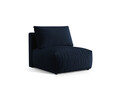 Modul pentru canapea, 1 loc, Chris-184, Micadoni Home, 100x85x80 cm, catifea, albastru regal