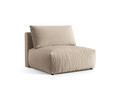Modul pentru canapea, 1 loc, Chris-184, Micadoni Home, 105x100x80 cm, catifea, ecru