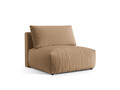 Modul pentru canapea, 1 loc, Chris-184, Micadoni Home, 105x100x80 cm, catifea, bej sand