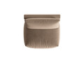 Modul pentru canapea, 1 loc, Chris-184, Micadoni Home, 105x100x80 cm, catifea, maro deschis