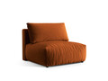 Modul pentru canapea, 1 loc, Chris-184, Micadoni Home, 105x100x80 cm, catifea, teracota