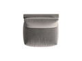 Modul pentru canapea, 1 loc, Chris-184, Micadoni Home, 105x100x80 cm, catifea, gri