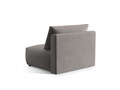 Modul pentru canapea, 1 loc, Chris-184, Micadoni Home, 105x100x80 cm, catifea, gri