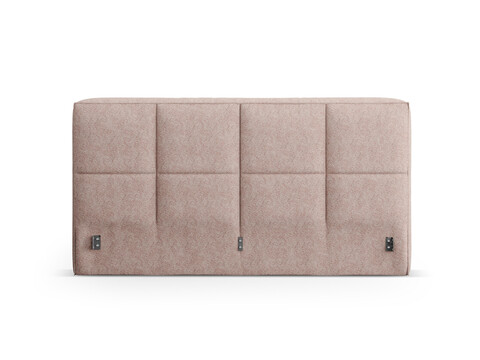 Tablie de pat 140 cm, Micadoni Home, Darren-201, tesatura structurata chenille, roz melange