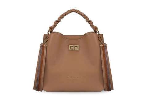 Geanta Beverly Hills Polo Club, 802, piele ecologica, camel