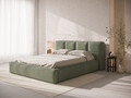 Tablie de pat 180 cm, Micadoni Home, Darren-201, tesatura structurata chenille, verde moss melange