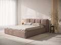 Tablie de pat 180 cm, Micadoni Home, Darren-201, tesatura structurata chenille, roz melange