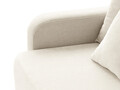 Canapea extensibila 3 locuri, cu lada depozitare, Elen-211, Micadoni Home, 231x106x86 cm, tesatura structurata chenille, ivoriu