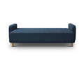 Canapea extensibila 3 locuri, cu lada depozitare, Elen-211, Micadoni Home, 231x106x86 cm, tesatura structurata chenille, albastru navy