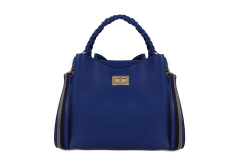 Geanta Beverly Hills Polo Club, 802, piele ecologica, albastru