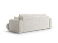 Canapea extensibila 3 locuri, Ella, Micadoni Home, 253x108x94 cm, tesatura boucle, bej deschis