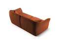 Canapea 3 locuri, Hailey, Micadoni Home, 206x102x79 cm, tesatura boucle, caramiziu