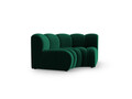 Modul pentru canapea, 1 loc, Lupine-44, Micadoni Home, 185x95x70 cm, catifea, verde bottle