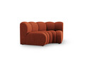 Modul pentru canapea, 1 loc, Lupine-140, Micadoni Home, 185x95x70 cm, tesatura chenille din poliester, teracota