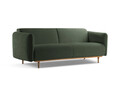 Canapea 2 locuri, Noomi-215, Micadoni Home, 162x94x75 cm, tesatura structurata chenille, verde moss