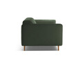 Canapea 2 locuri, Noomi-215, Micadoni Home, 162x94x75 cm, tesatura structurata chenille, verde moss