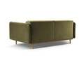 Canapea 3 locuri, Noomi-88, Micadoni Home, 196x94x75 cm, catifea, verde moss melange