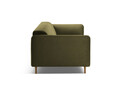 Canapea 3 locuri, Noomi-88, Micadoni Home, 196x94x75 cm, catifea, verde moss melange