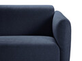 Canapea 3 locuri, Noomi-215, Micadoni Home, 196x94x75 cm, tesatura structurata chenille, albastru navy