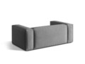 Canapea 2 locuri, Nuria-88, Micadoni Home, 170x110x72 cm, catifea, gri
